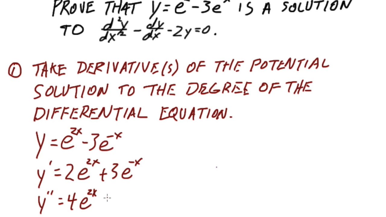 differential equation examples